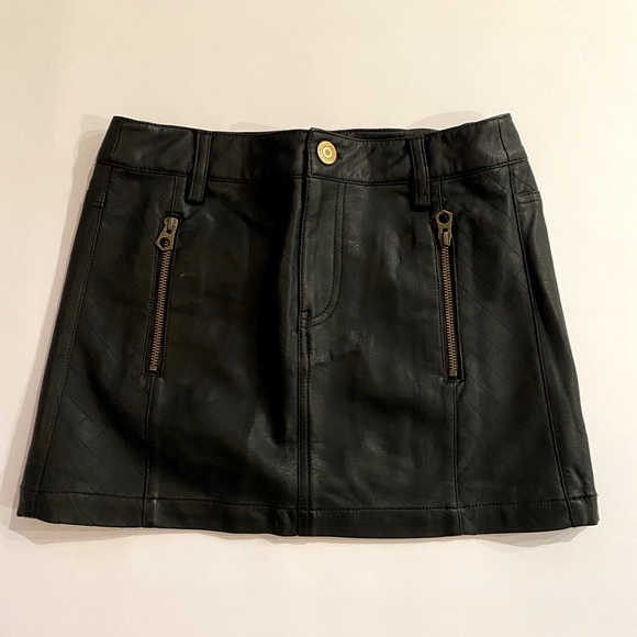American Eagle Faux Leather Skirt - Picture 1 of 6